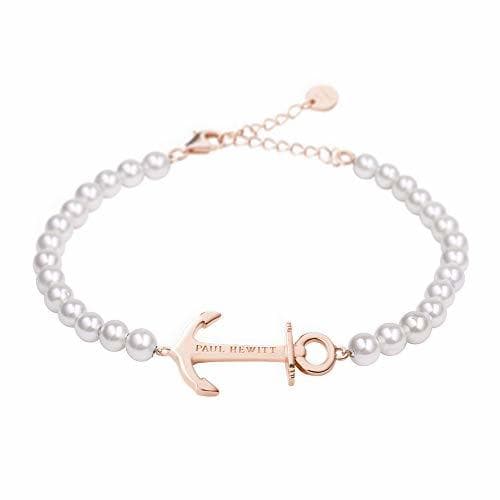 Fashion Paul Hewitt Anchor Spirit Brazalete de Perlas - Pulsera de Mujer de