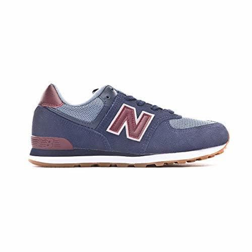 Fashion New Balance 574 Classic Niño, Zapatilla, Navy, Talla 3 US