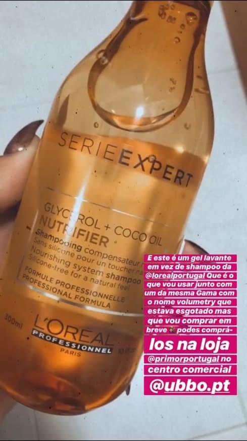 Product SÉRIE EXPERT LOREAL NUTRIFIER SHAMPOO