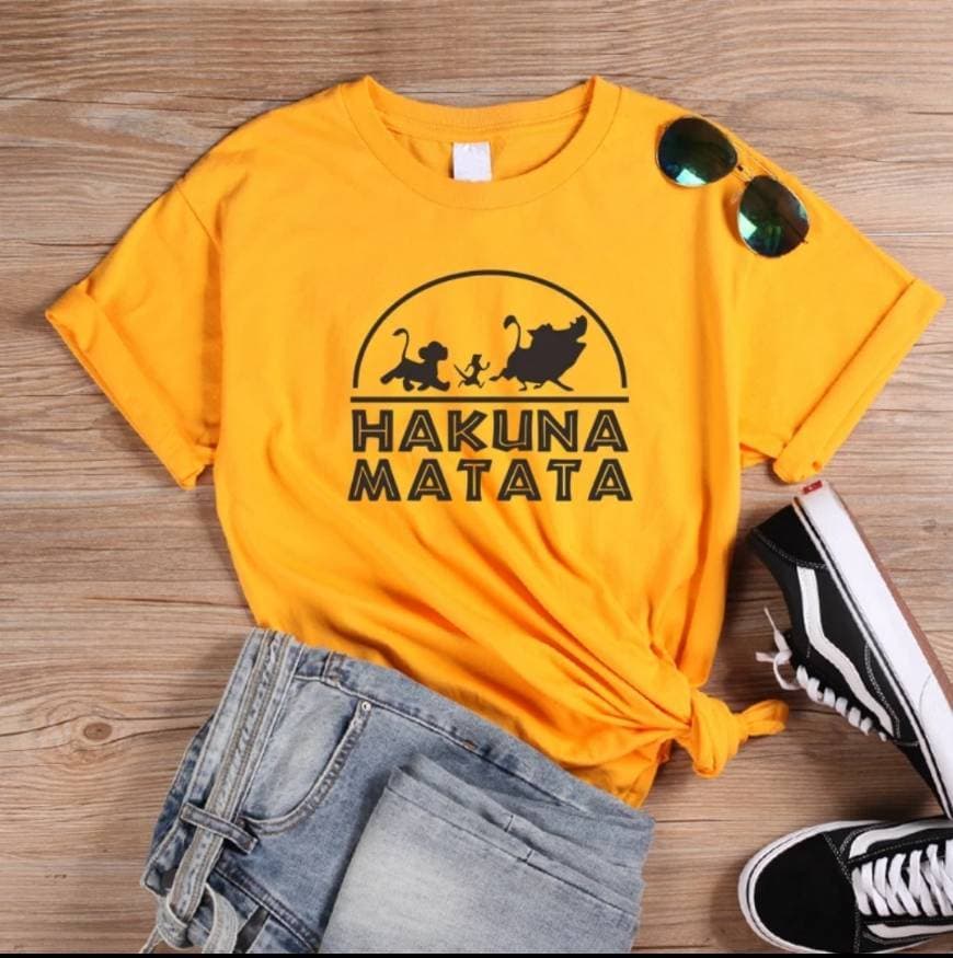 Moda T-shirt Hakuna Matata