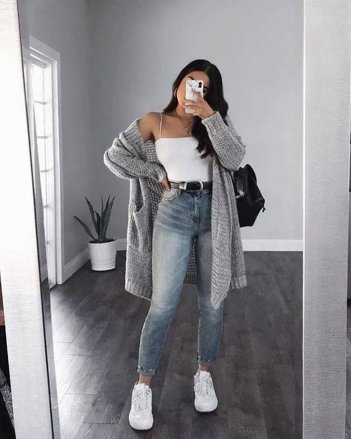 Fashion Grey and White 