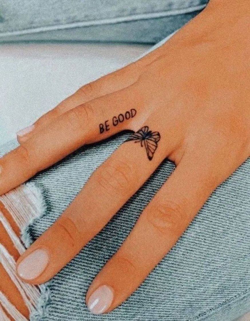 Fashion tatto good vibes