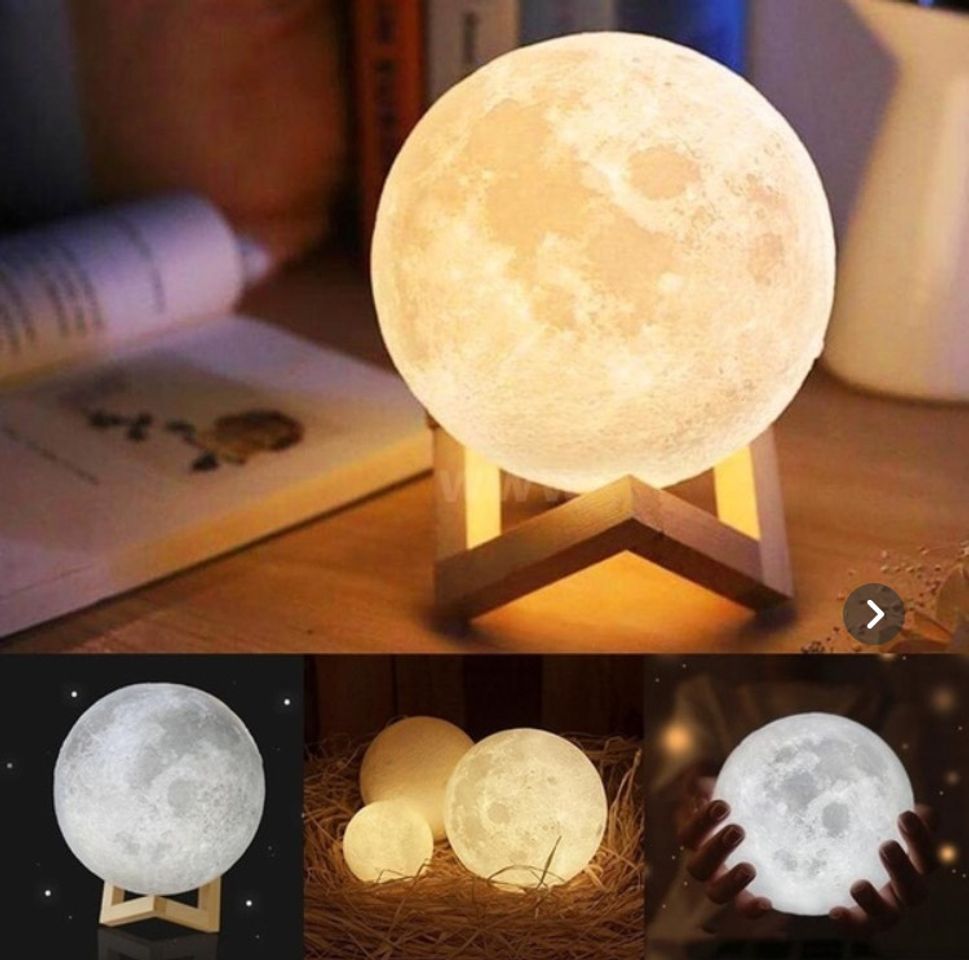 Producto luz em forma de lua cheia 