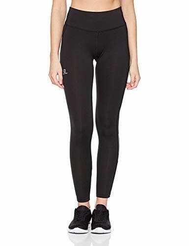 Product Salomon Mallas para running, AGILE LONG TIGHT, tejido de punto, negro, mujer,