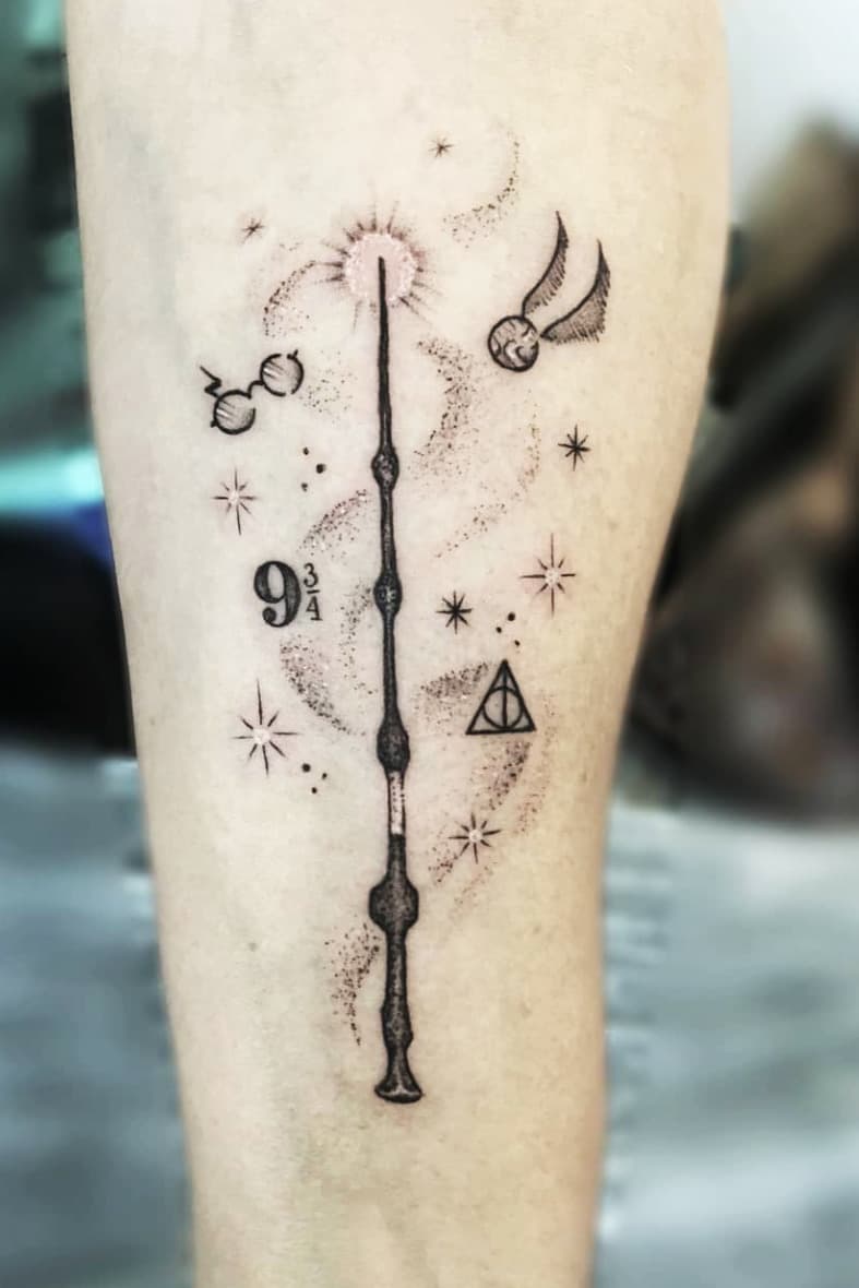 Fashion 40 Magical Harry Potter Tattoos To Inspire Your Next Ink Session