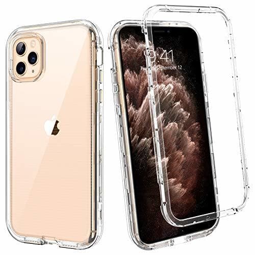 Electrónica BENTOBEN Funda para iPhone 11 Pro Max Transparente Cristalina 3 en 1