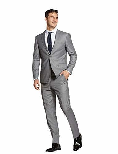 Producto QZI Hombre Traje de Muesca Solapa Conjunto de Dos Piezas Slim fit