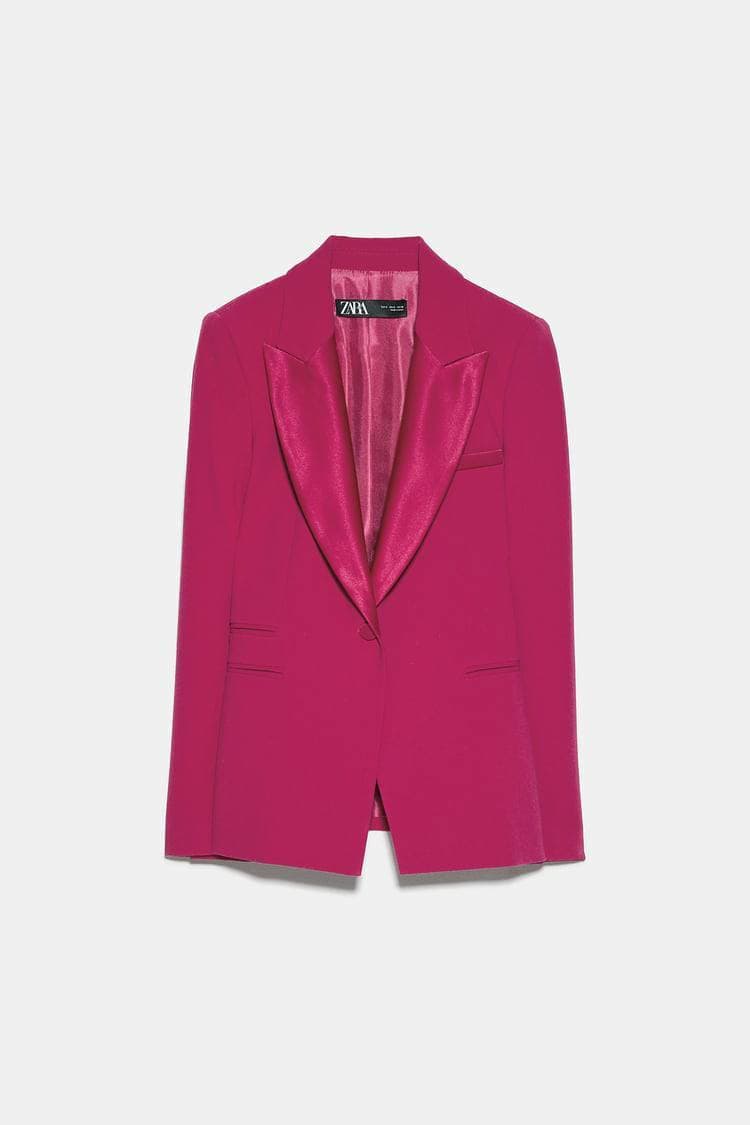 Product Blazer com lapela em cetim