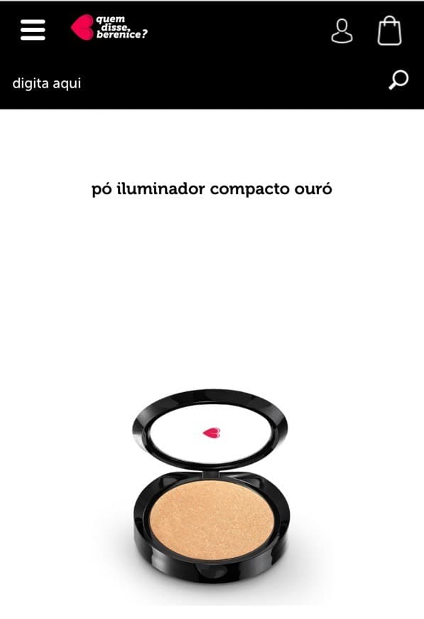 Fashion QDB PO ILUMINADOR COMPACTO - quem disse berenice