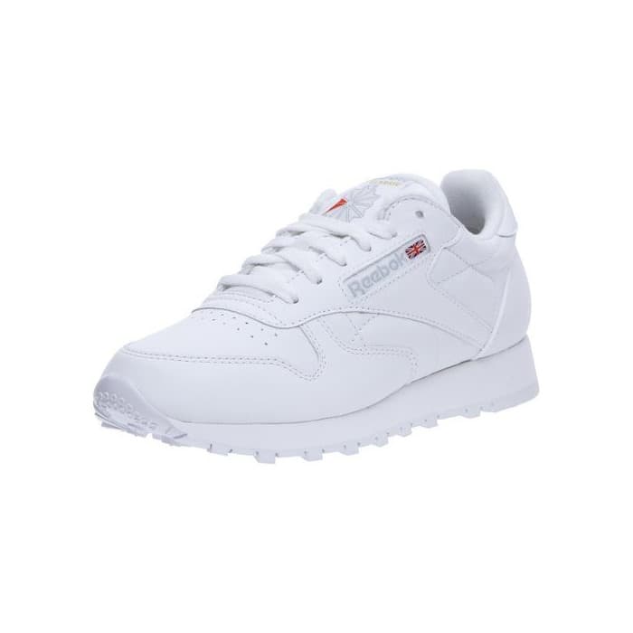 Moda Reebok CL LTHR 2232 - Zapatillas de deporte de cuero para mujer