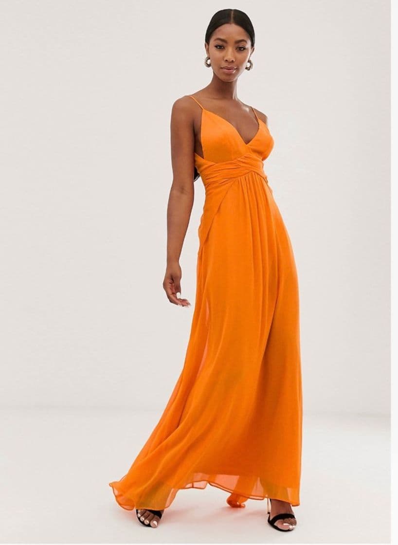 Fashion Vestido naranja 