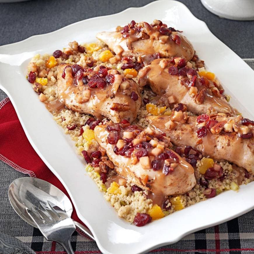 Moda Stuffed Chicken Breasts with Cranberry Quinoa