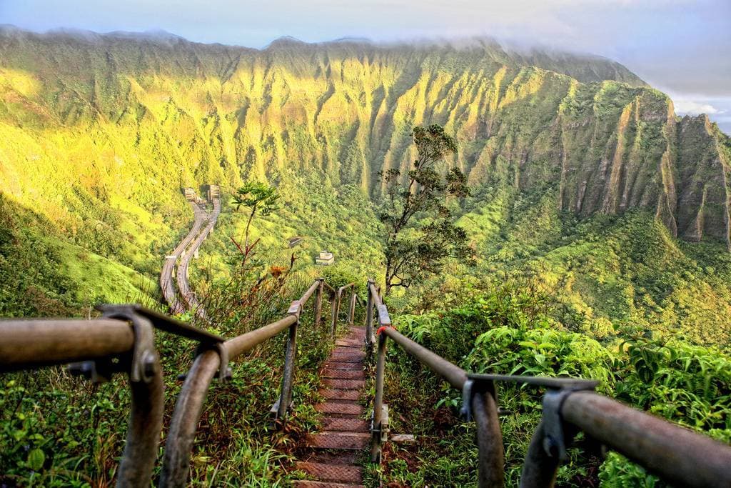 Lugar Haiku Stairs Hawaii