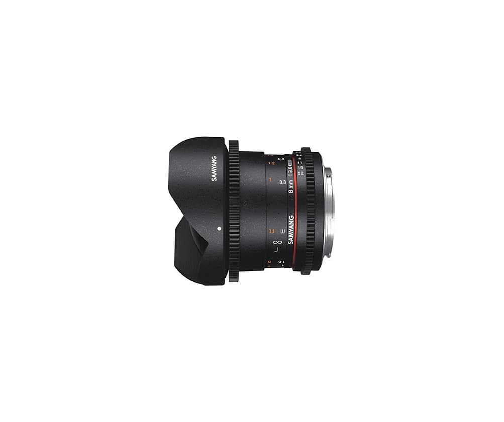 Electrónica Samyang 8mm T3.8 VDSLR UMC Fish-Eye CS II SLR - Objetivo