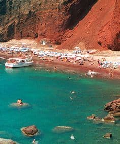 Place Red beach santorini Michael