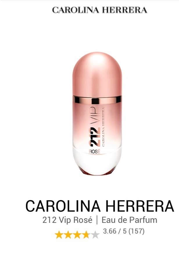 Product 212 Carolina Herrera 