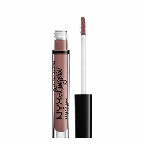 Producto NYX Professional Makeup Pintalabios Lip Lingerie Liquid Lipstick, Acabado cremoso y mate,