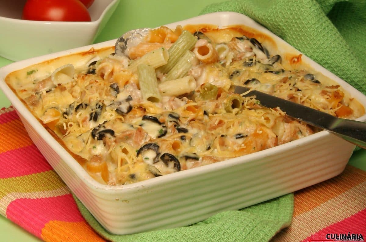 Moda Massa com Atum Gratinada