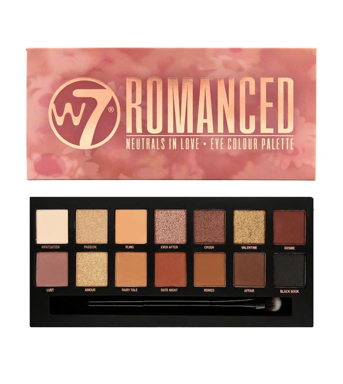 Fashion W7 - Paleta de sombras para olhos Romanced