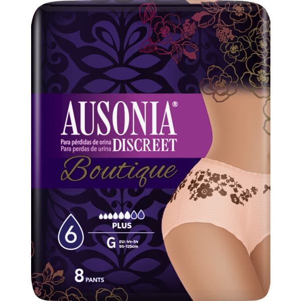 Fashion Cuecas Incontinência Discreet Boutique Tamanho M