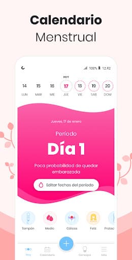 App Calendario menstrual