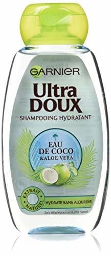 Belleza Garnier Ultra Doux Champú agua de coco/Aloe Vera 250 ml - juego de 4