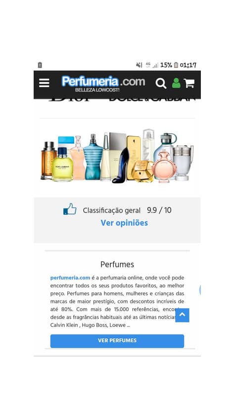 Producto Perfumes originais e tem a opcao de comprar so amostras 😍