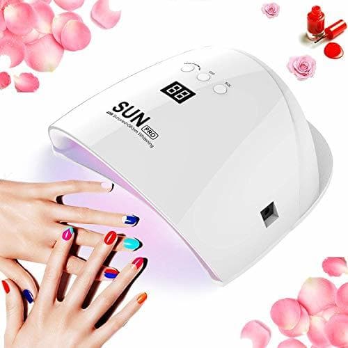 Place Lámpara LED Uñas Secador de Uñas 48W Lámpara UV LED Profesional Maquillaje