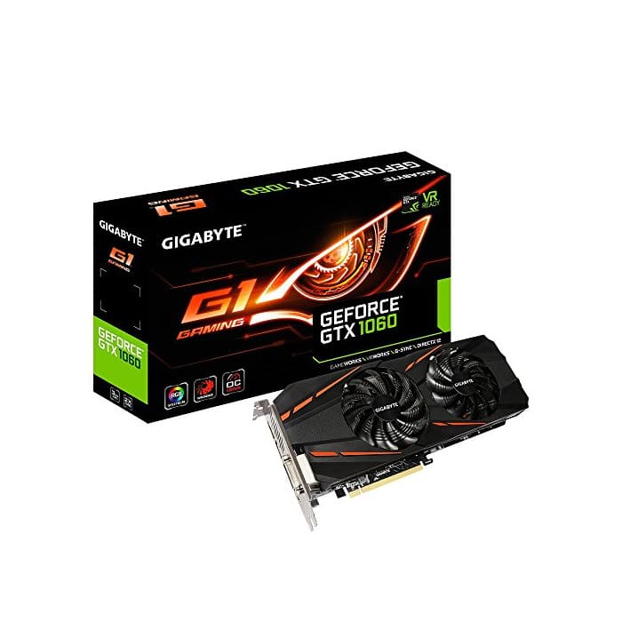 Electrónica Gigabyte GeForce GTX 1060 G1 Gaming 6G