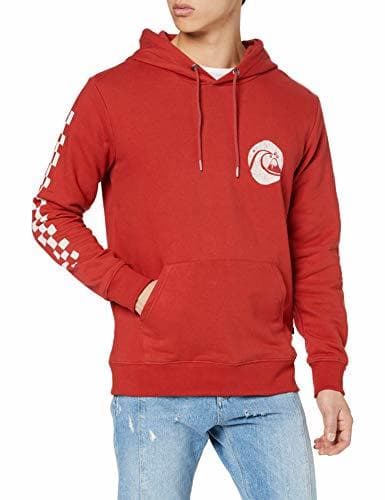 Fitness Quiksilver Quik Vinyl-Sudadera con Capucha para Hombre