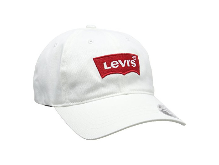 Fashion Levi's Big Batwing Flex Fit Gorra de béisbol, Blanco