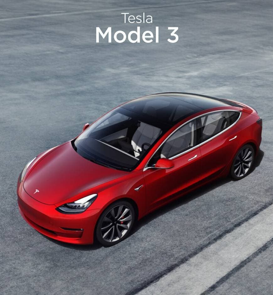 Moda Tesla Model 3