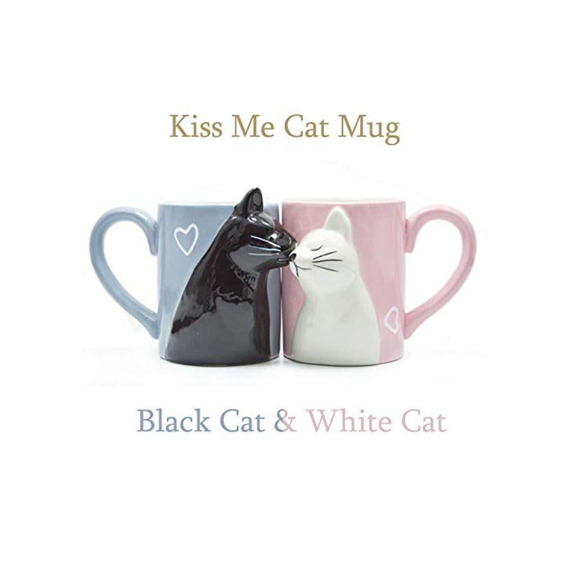 Product Beso gato Sistema de la taza de los pares del café