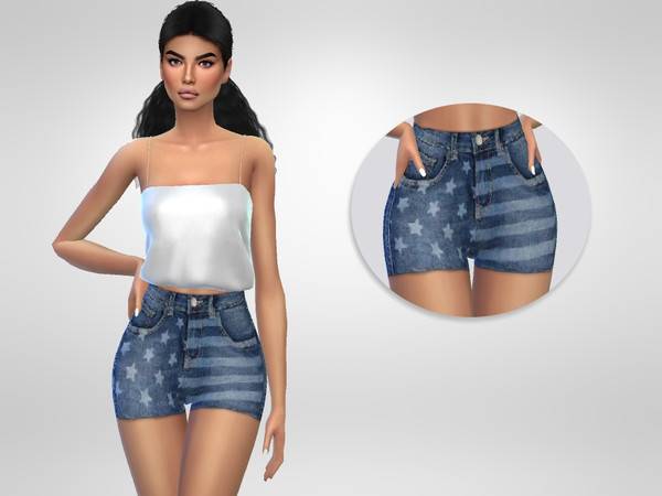 Moda Calções sims 4