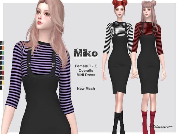 Fashion Vestido Sims4