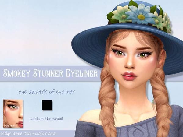 Fashion Eyeliner Sims 4