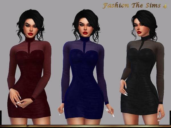 Fashion Vestido Sims4