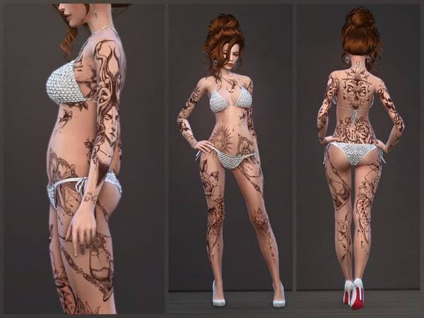 Moda Tatuagens Sims4