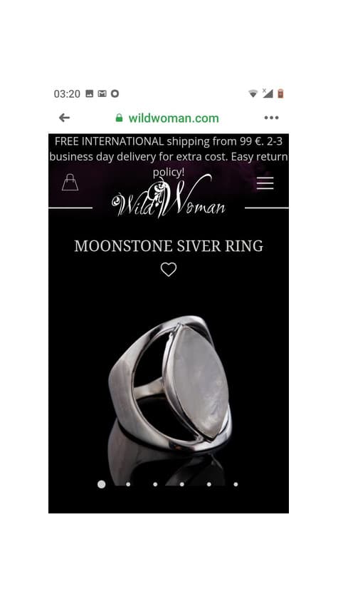 Product Anel moonstone