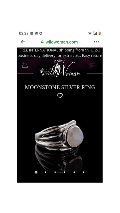 Product Anel moonstone