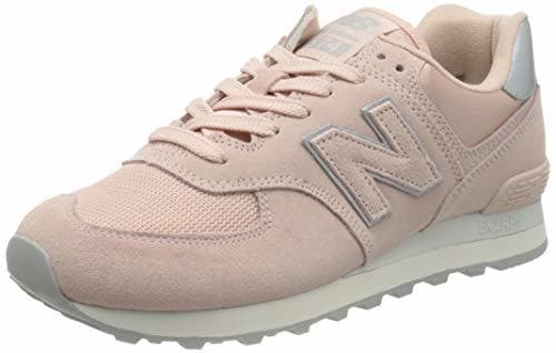 Moda New Balance 574 Sateen Tab, Zapatillas para Mujer, Rosa