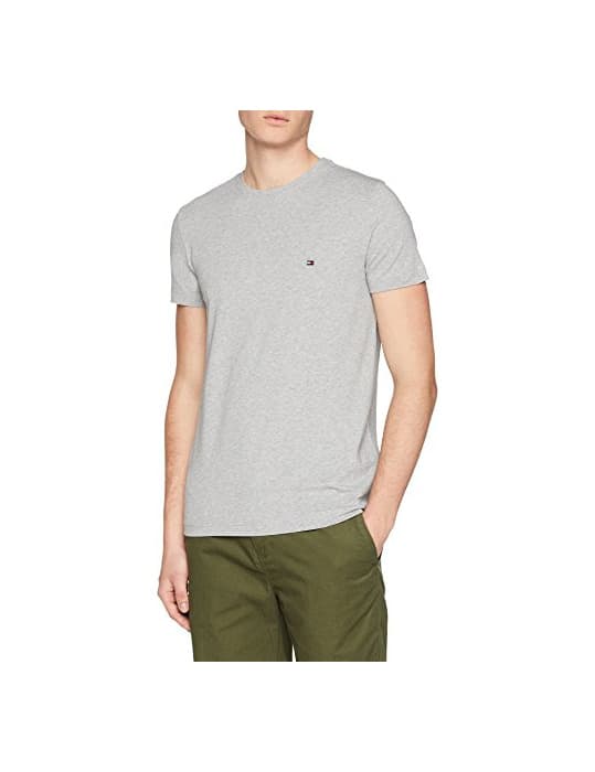 Product Tommy Hilfiger Core Stretch Slim Cneck tee Camiseta, Gris