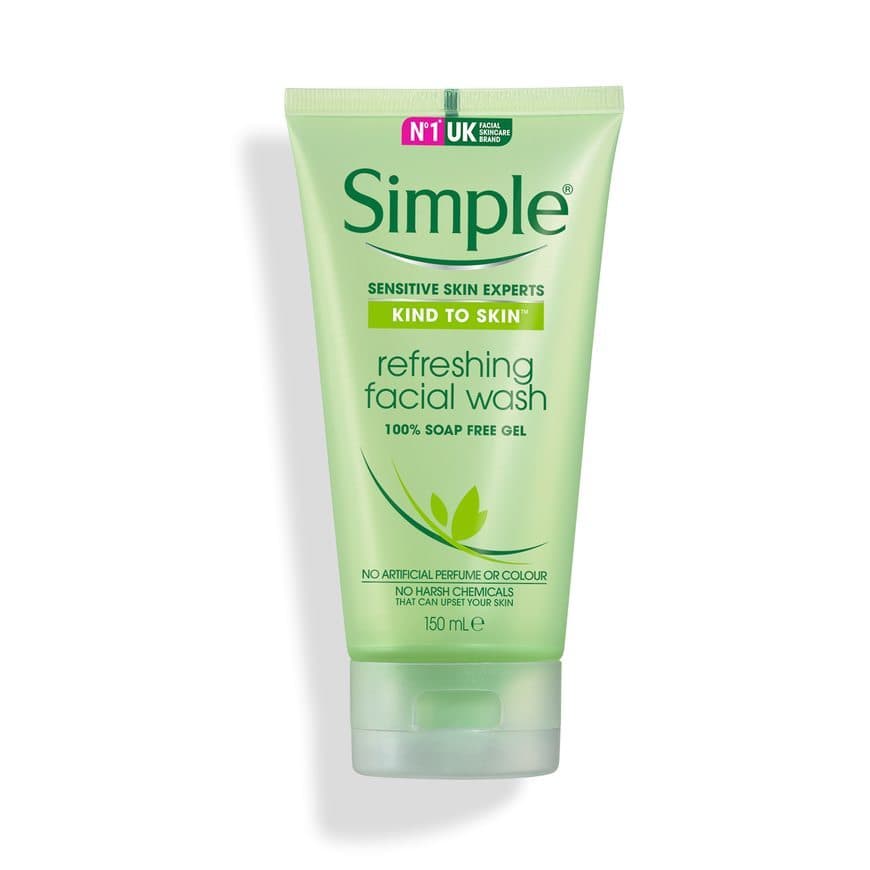 Fashion Kind to Skin Refreshing Facial Gel Wash| Simple® Skincare