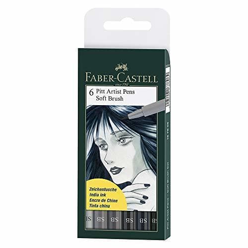 Electronic 6 x Bolígrafos de Faber-Castell Pitt Artist