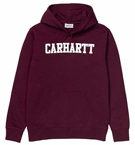 Producto Carhartt Hooded College Sweat Sudadera con Capucha para Hombre Bordeaux 1024669MRLT