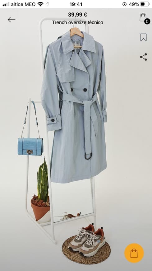 Fashion Trench oversize técnico 