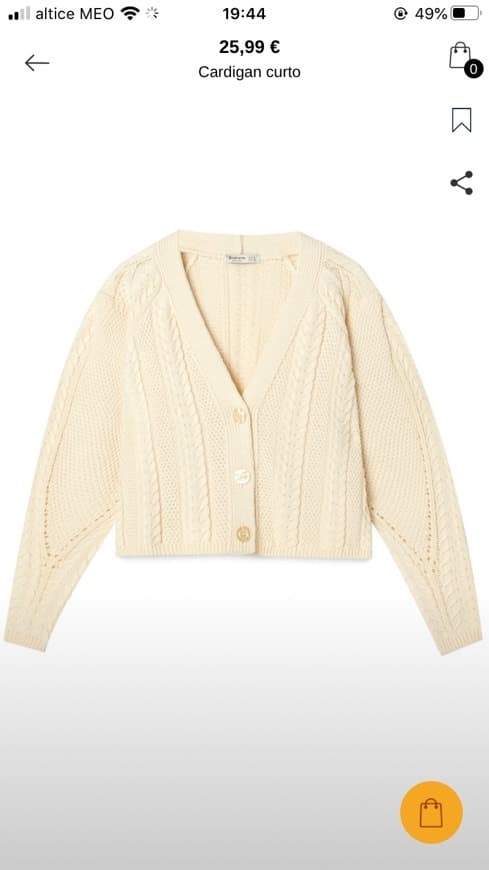 Fashion Cardigan curto