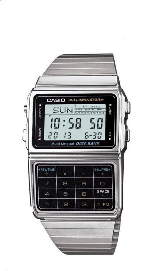 Moda Casio men’s silver tone 25 memory