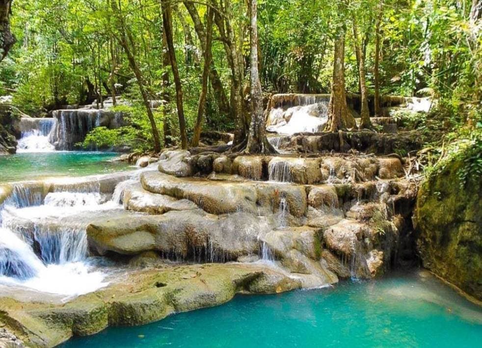 Lugar Erawan Waterfall