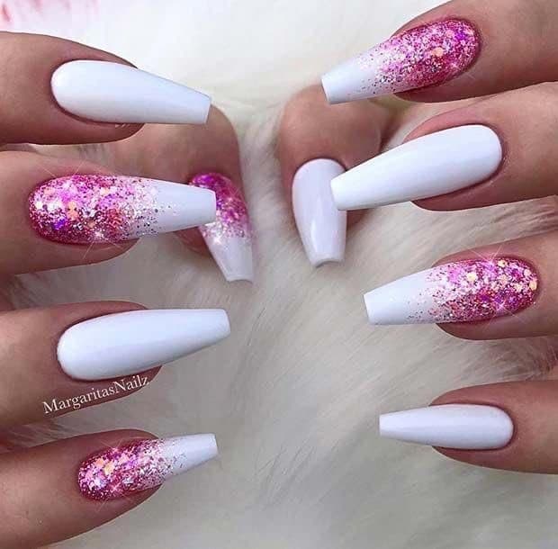 Fashion Chic white acrylic 